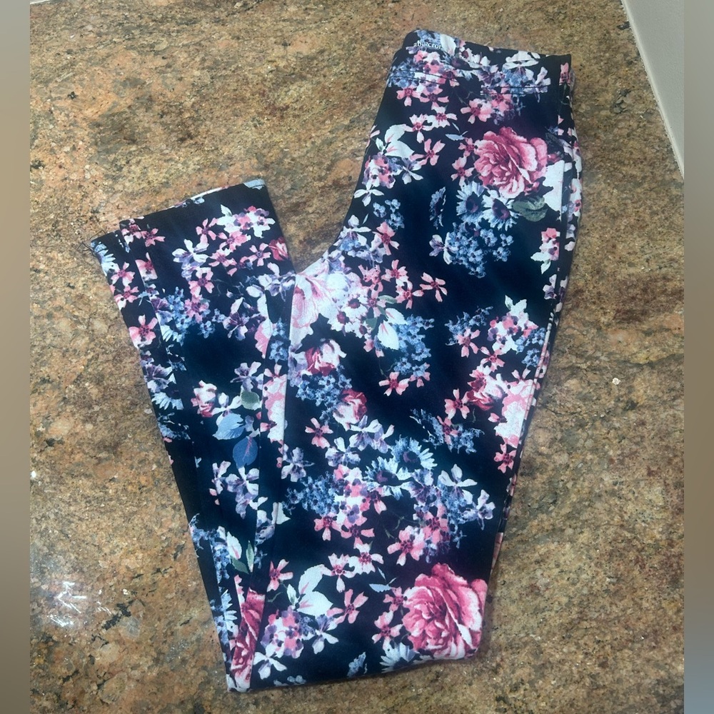 Abercrombie Kids Floral Leggings